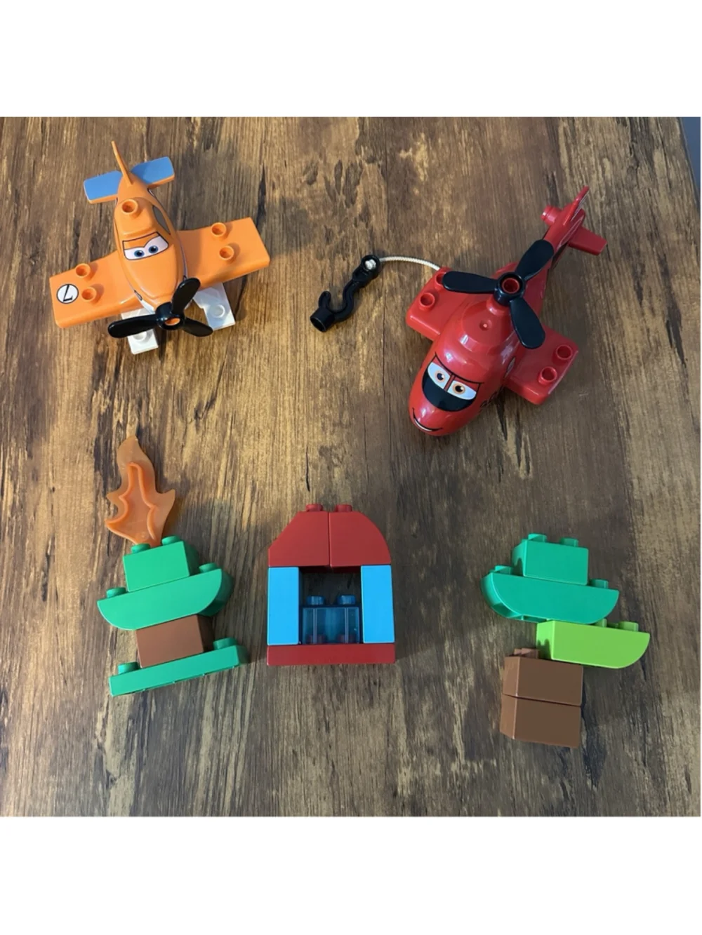 LEGO DUPLO Disney Planes Fire Rescue Team 10538 Incomplete Missing Pieces
